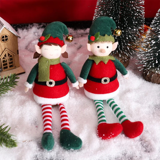 Peluche elfe de Noël
