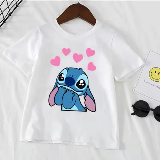 T-shirt Stitch/Winnie l’ourson